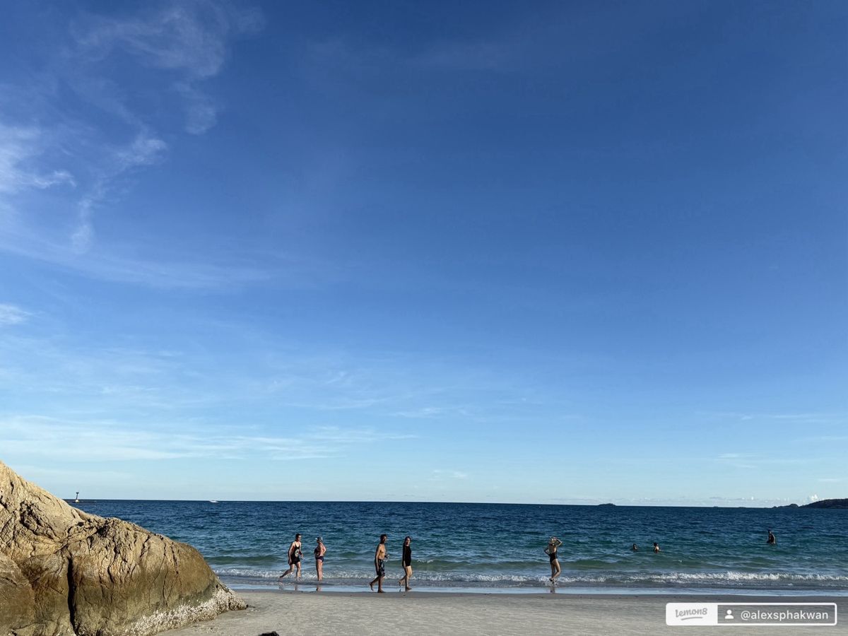 Nearby beach