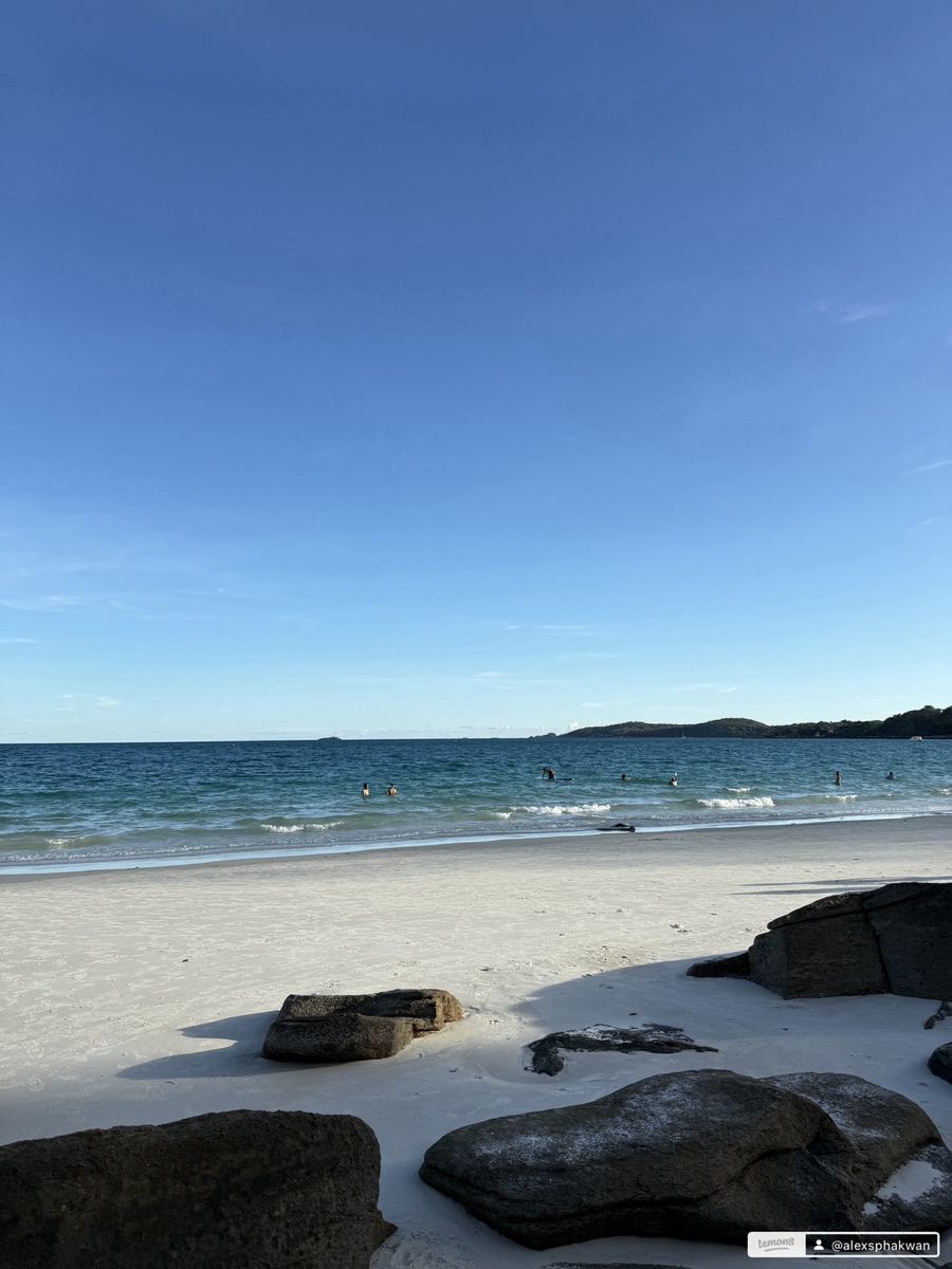 White sand beach