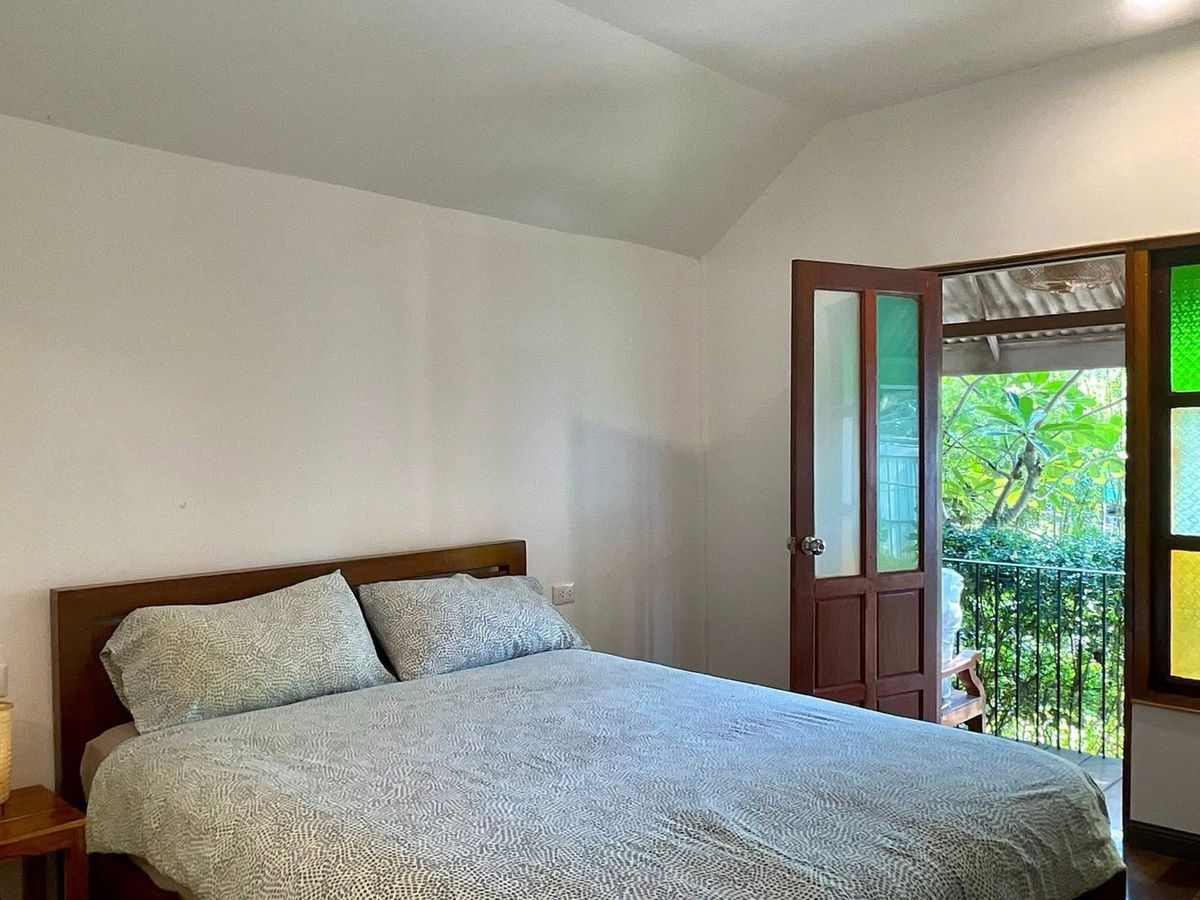 Room with balcony