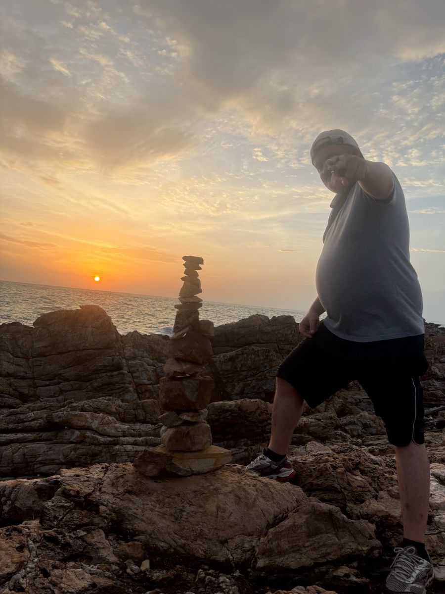 Fun at Koh Samet sunset